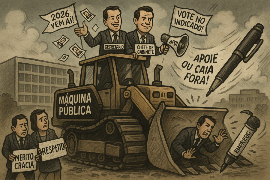 Máquina pública em campanha: secretários e chefes de gabinete do GDF usam cargos para promover pré-candidaturas e coagir comissionados